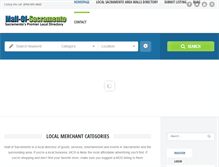 Tablet Screenshot of mallofsacramento.com